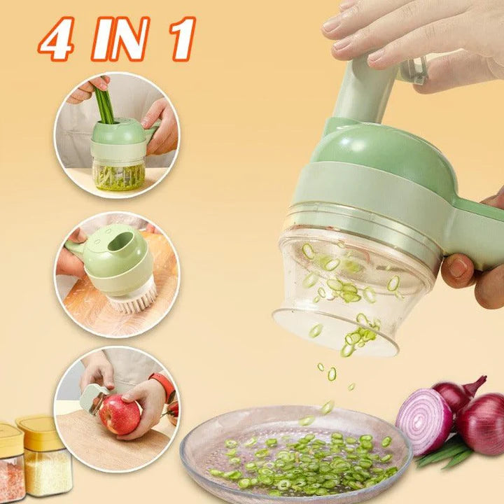 Cortador multifuncional de Alimentos + Cepillo de Limpieza