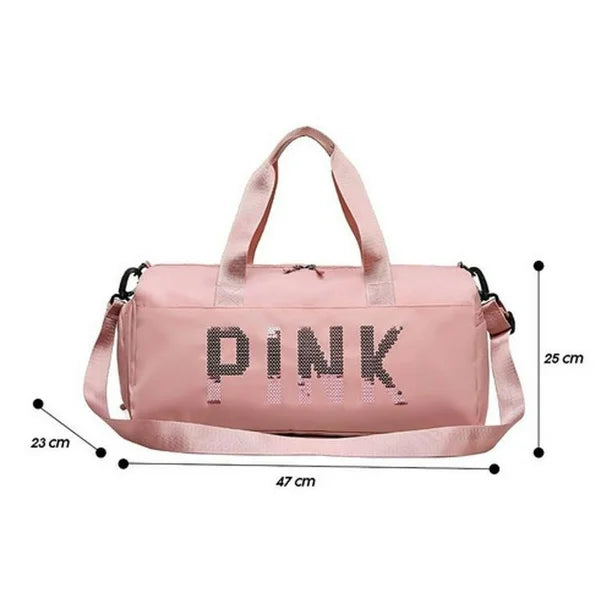 BOLSO DE GIMNASIO O VIAJE PINK