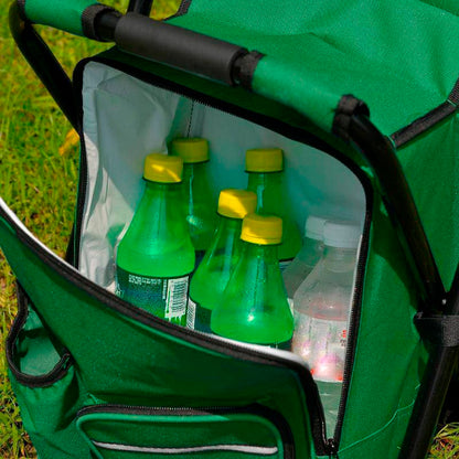 SILLA DE PESCA PLEGABLE CON CONSERVADORA