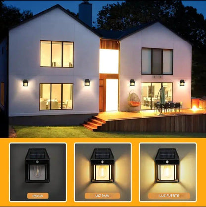 APLIQUE SOLAR TIPO FAROL VINTAGE