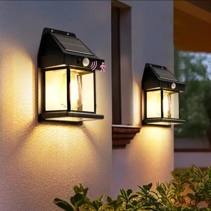 APLIQUE SOLAR TIPO FAROL VINTAGE