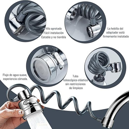 Extensor con Regulador de Flujo para Grifo + Envío gratis
