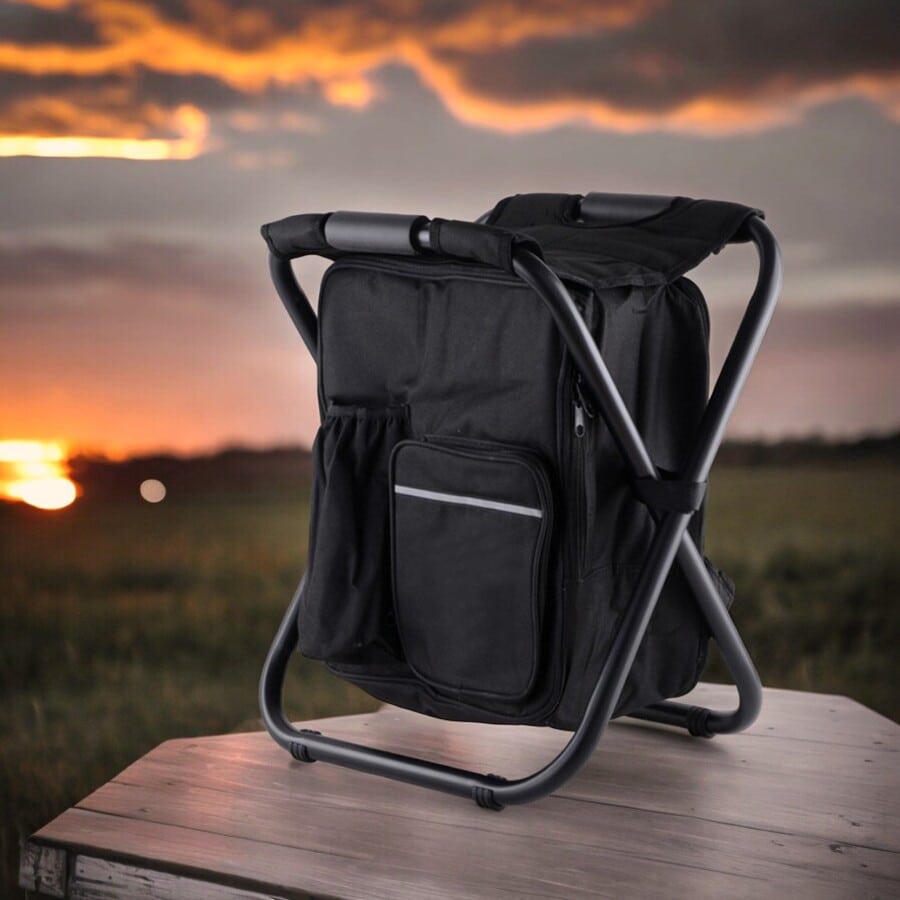SILLA DE PESCA PLEGABLE CON CONSERVADORA