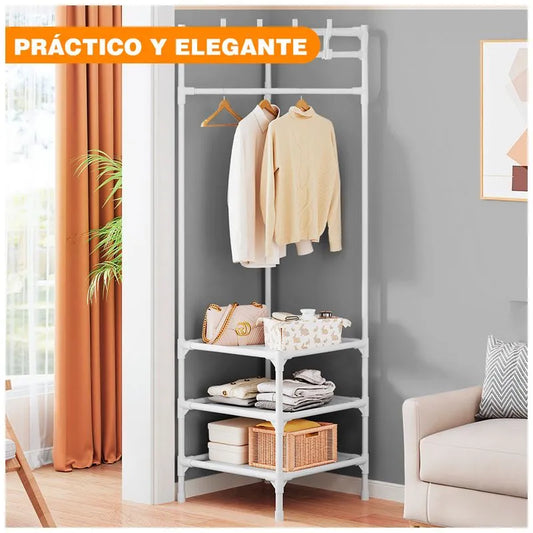 Colgador de Pie Minimalista de 3 Niveles -  + Envío Gratis