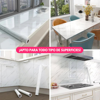 Papel Adhesivo Mármol Pvc + Envío Gratis