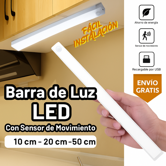 Barra de Luz LED Blanca con Sensor + ENVIO GRATIS