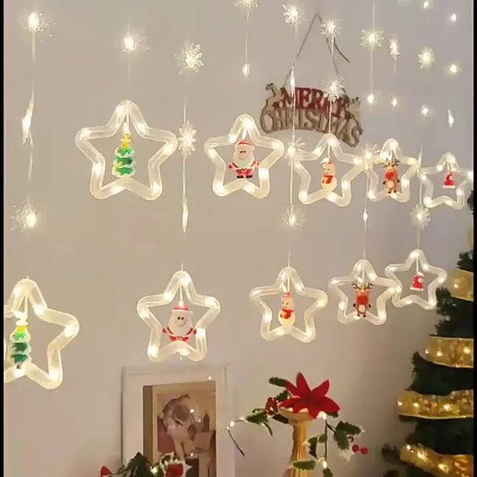 Guirnalda De Estrellas 5 Metros + Envío Gratis