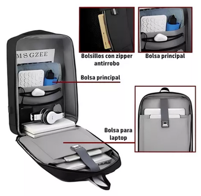 Mochila para Notebook Antirrobo + Envío Gratis