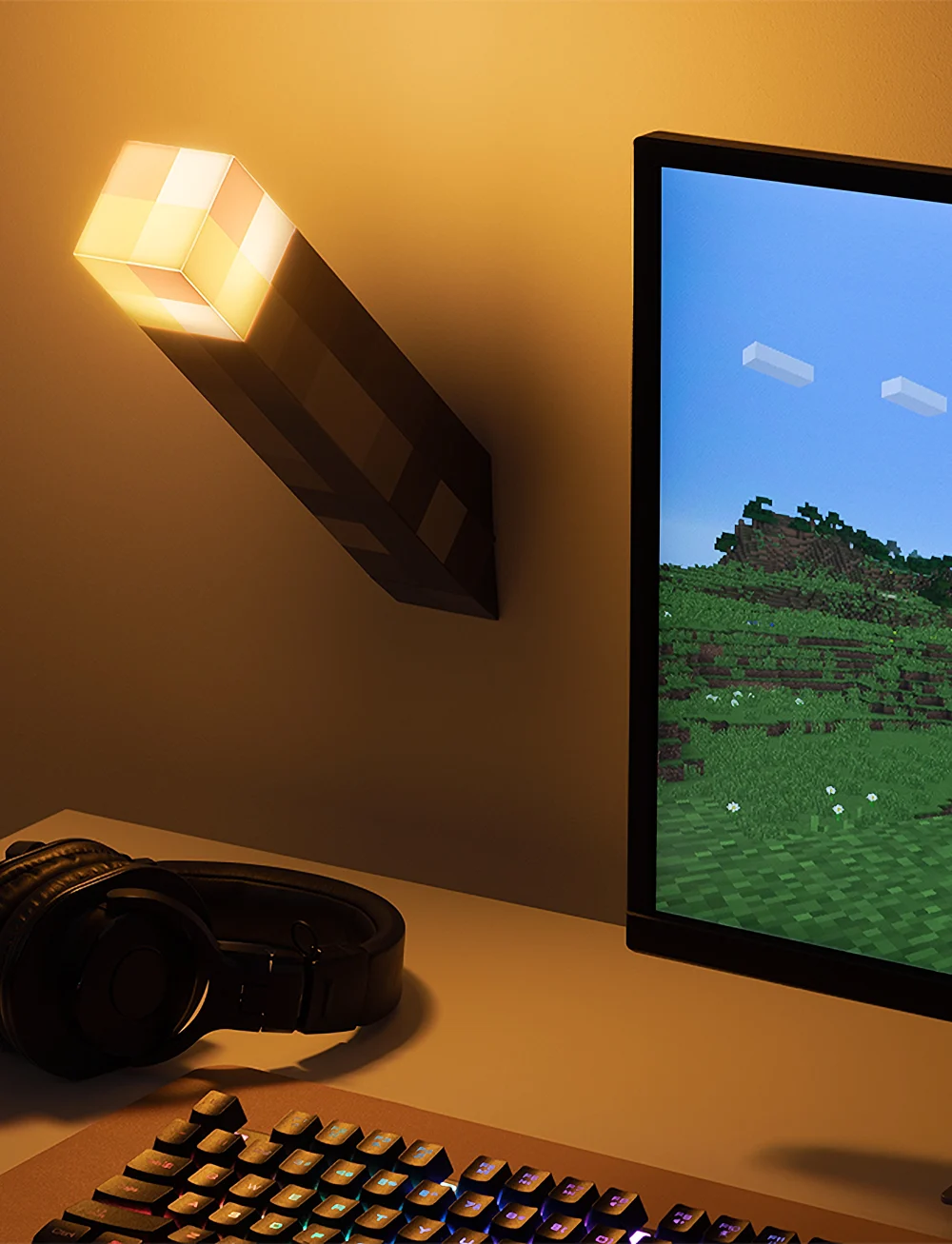 Lampara Minecraft Decorativa + Envío gratis